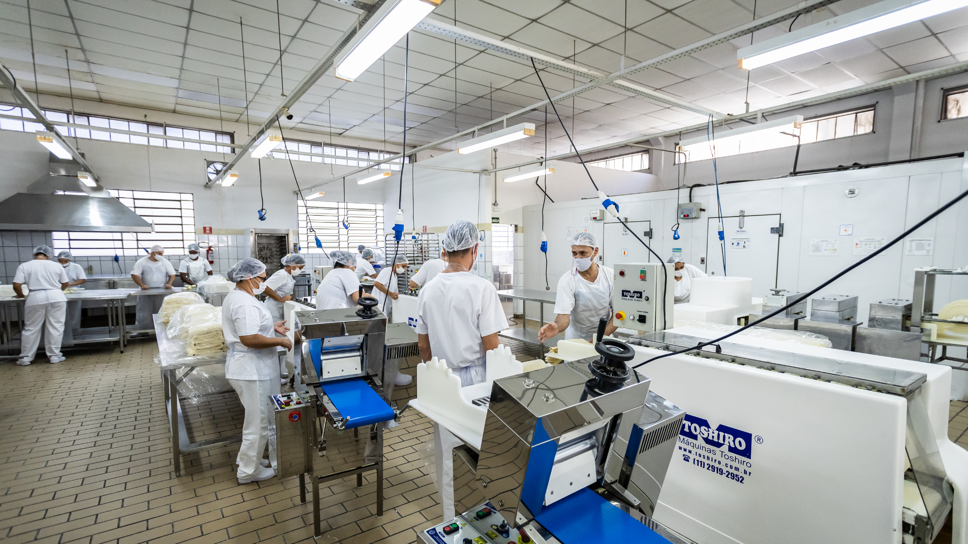 Fábrica Tree Foods Pastel Congelado Produção